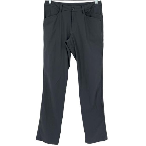 Lululemon ABC Pant Relaxed 34" Warpstreme in Obsidian Gray - Picture 1 of 10